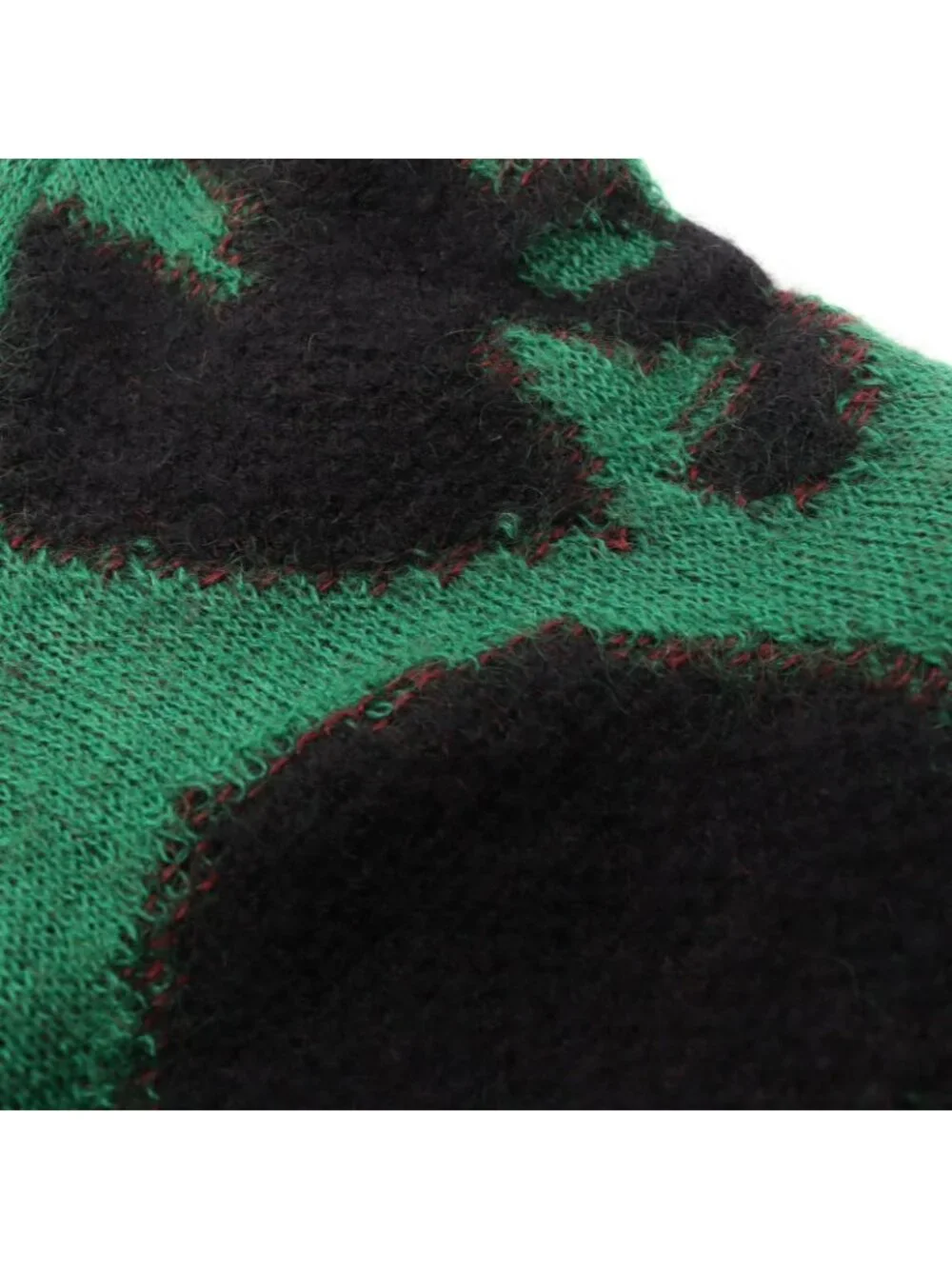 Chanel Knit CC Logo Button All Over Print Cashmere Sweater
